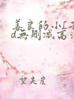 善良的小[子hd无删减高清