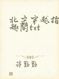 北宋穿越指南笔趣阁txt