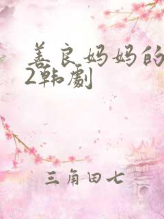 善良妈妈的朋友2韩剧