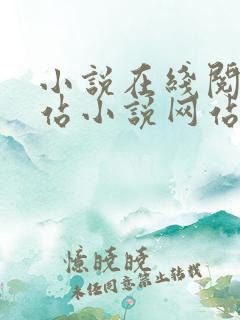 小说在线阅读网站小说网站
