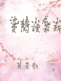 沈姨小成小说免费阅读最新章节更新