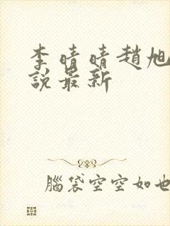 李晴晴赵旭的小说最新