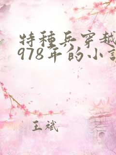 特种兵穿越回1978年的小说