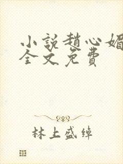 小说赵心媚陈斌全文免费