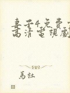 妻子4免费完整高清电视剧在线