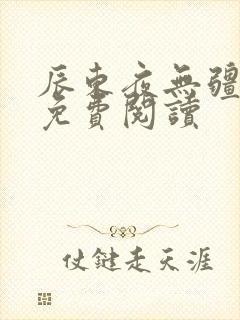 辰东夜无疆正版免费阅读