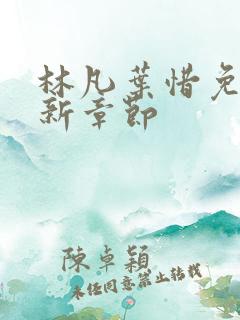林凡叶惜免费最新章节