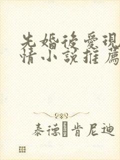 先婚后爱现代言情小说推荐