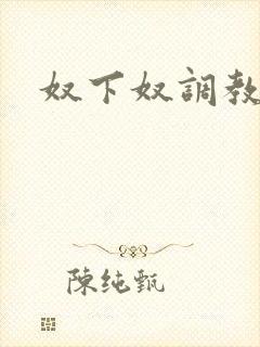 奴下奴调教小说