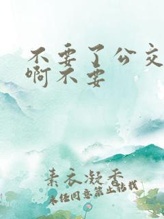 不要了公交车嗯啊不要