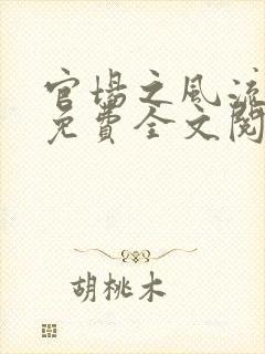 官场之风流医少免费全文阅读