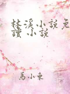 林溪小说免费阅读 小说