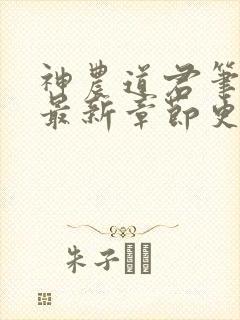 神农道君笔趣阁最新章节更新