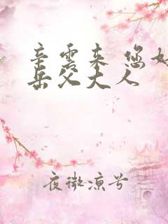 辛云来 您好,岳父大人