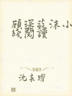 顾琛苏沫小说在线阅读