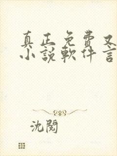 真正免费又全的小说软件言情