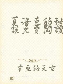 夏洛克的秘密小说免费阅读无防盗