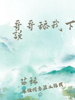 哥哥舔我下面小说