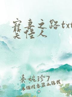 宠妻之路txt笑佳人