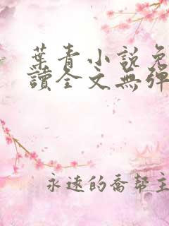 叶青小说免费阅读全文无弹窗