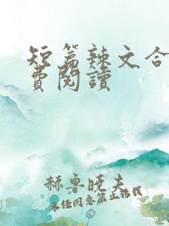 短篇辣文合集免费阅读