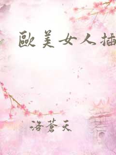 欧美女人插插插