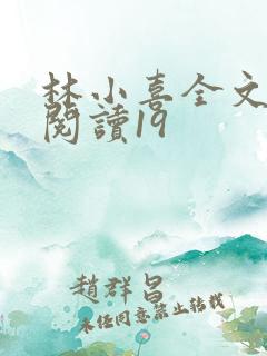 林小喜全文免费阅读19