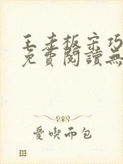 王老板宋巧小说免费阅读无弹窗