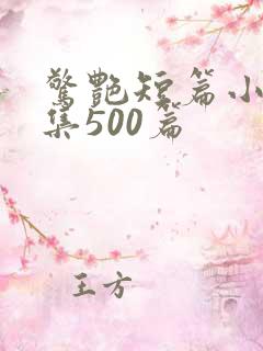 惊艳短篇小说合集500篇
