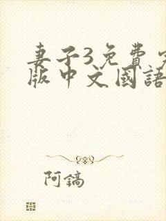 妻子3免费完整版中文国语