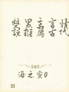 双男主言情的小说推荐古代