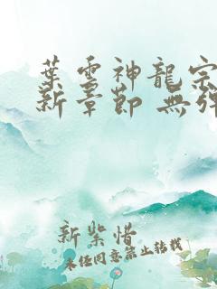 叶云神龙宗 最新章节 无弹窗