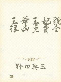 王爷王妃貌美还很凶免费全文阅读全文