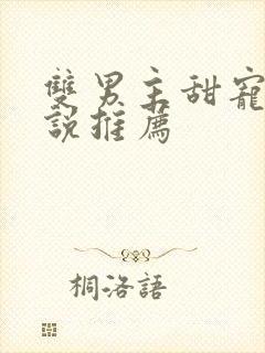 双男主甜宠文小说推荐