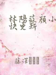 林阳苏颜小说最快更新