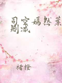司空嫣然叶凡无删减
