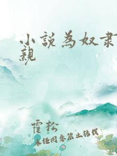 小说为奴隶的母亲