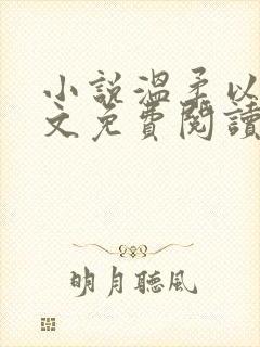 小说温柔以待全文免费阅读