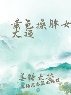 黄色操胖女人的大逼