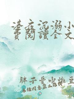 港夜沉溺小说免费阅读全文