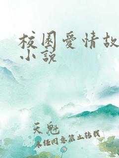 校园爱情故事 小说