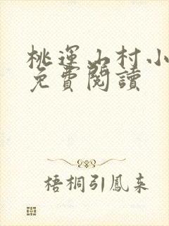 桃运山村小神医免费阅读