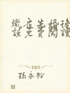炽夜先婚后爱小说免费阅读