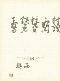 王铁柱山村小神医免费阅读