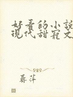 好看的小说言情现代甜宠文