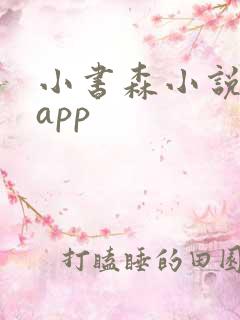 小书森小说软件app