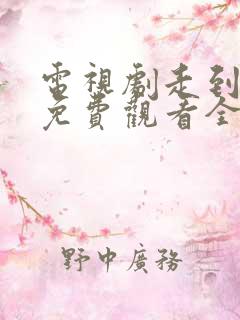 电视剧走到尽头免费观看全集高清