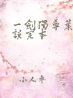 一剑独尊叶玄小说完本