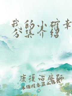 我的小确幸剧情分集介绍