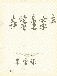火烧岛女主角叫什么名字